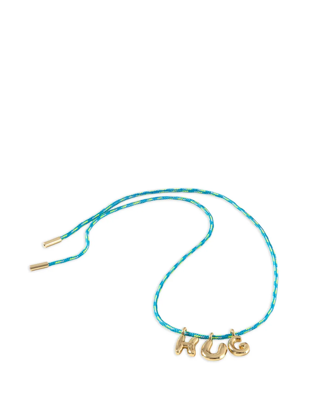 Sorbet Island bubble-letters bracelet - Oro