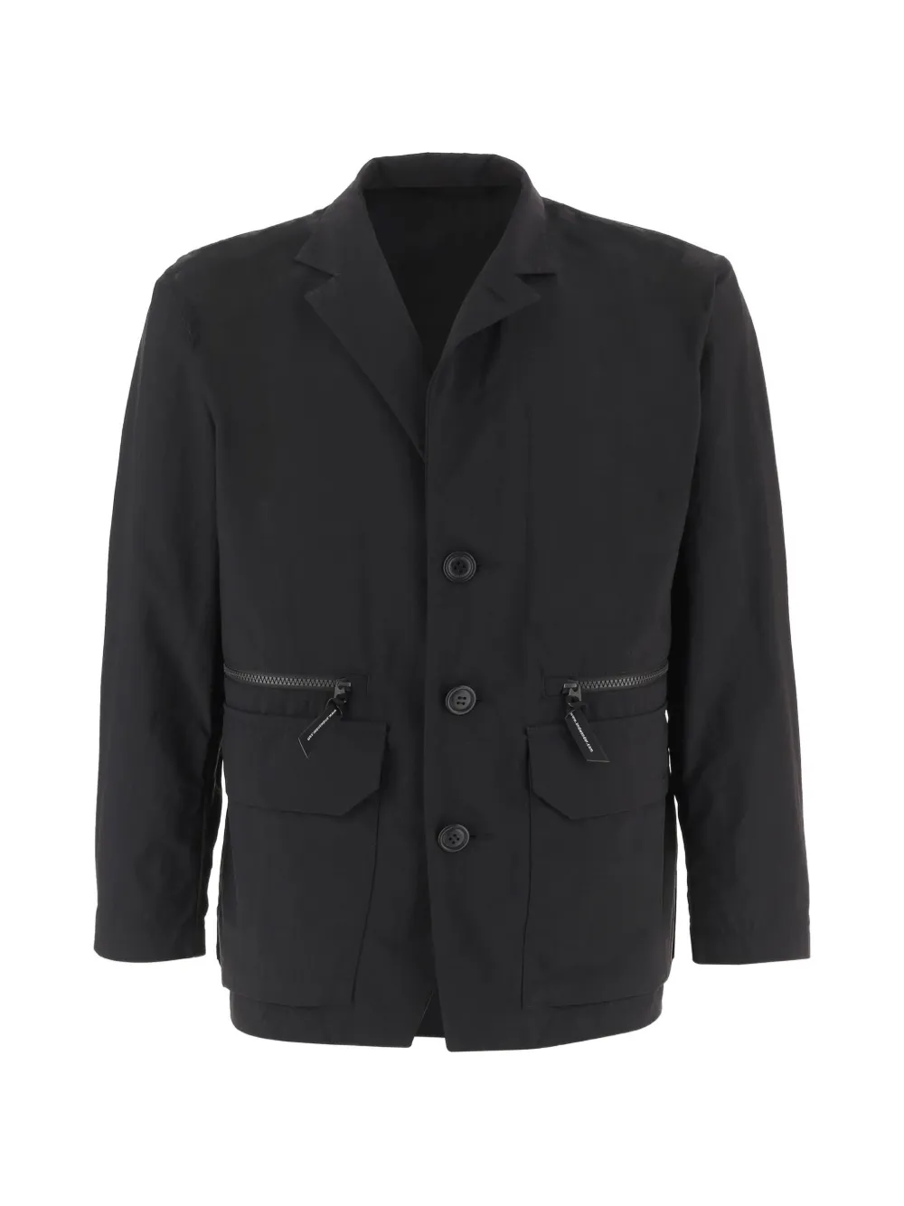 and Wander zip pocket blazer - Nero