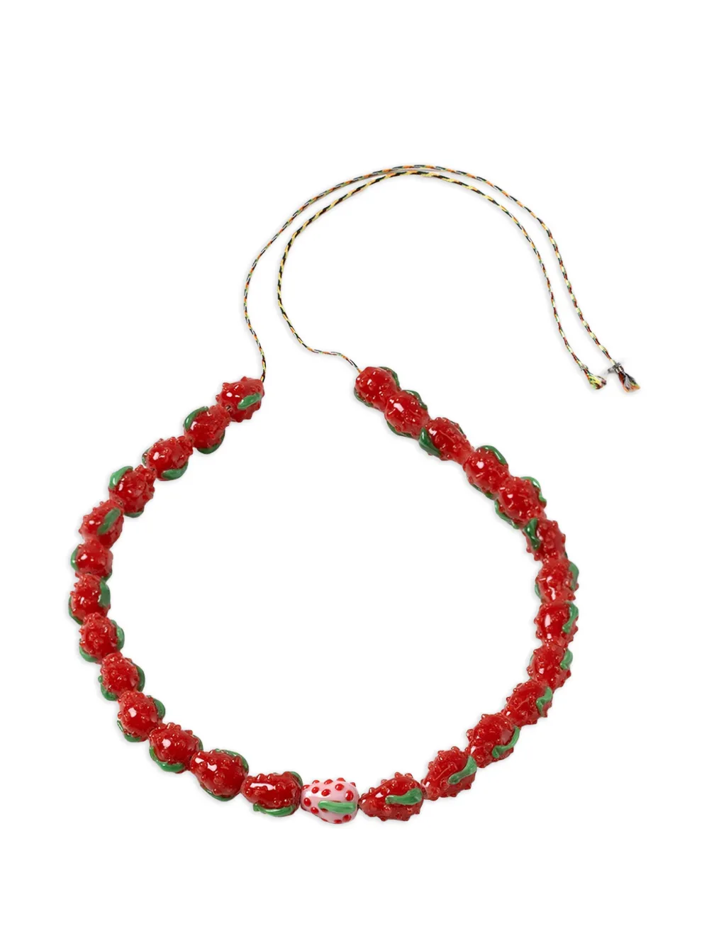Sorbet Island strawberry-charm bracelet - Rosso