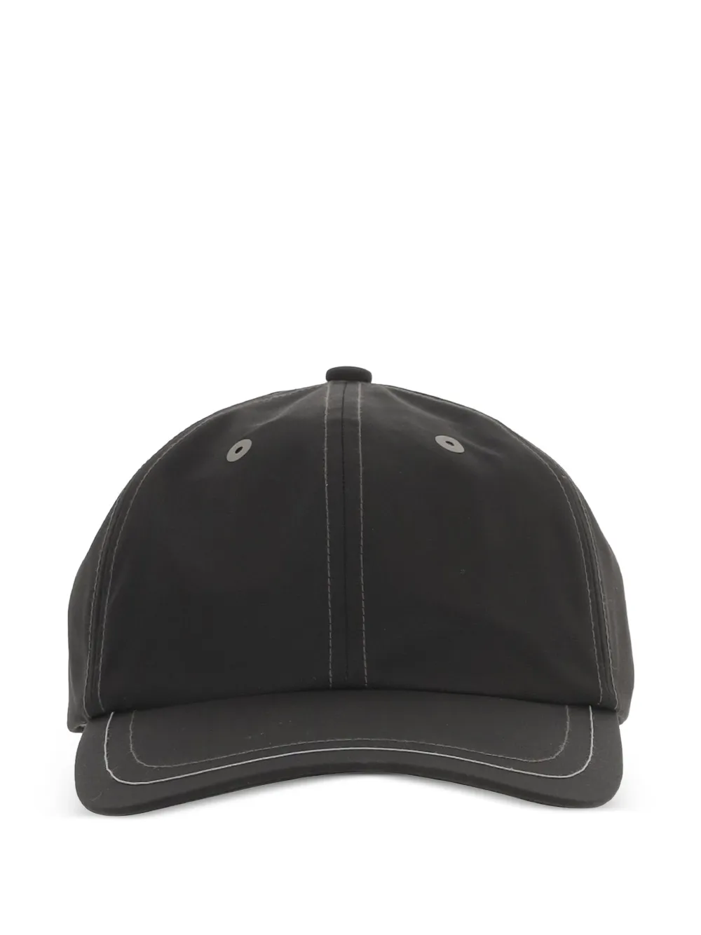 and Wander topstitch-detail hat - Nero