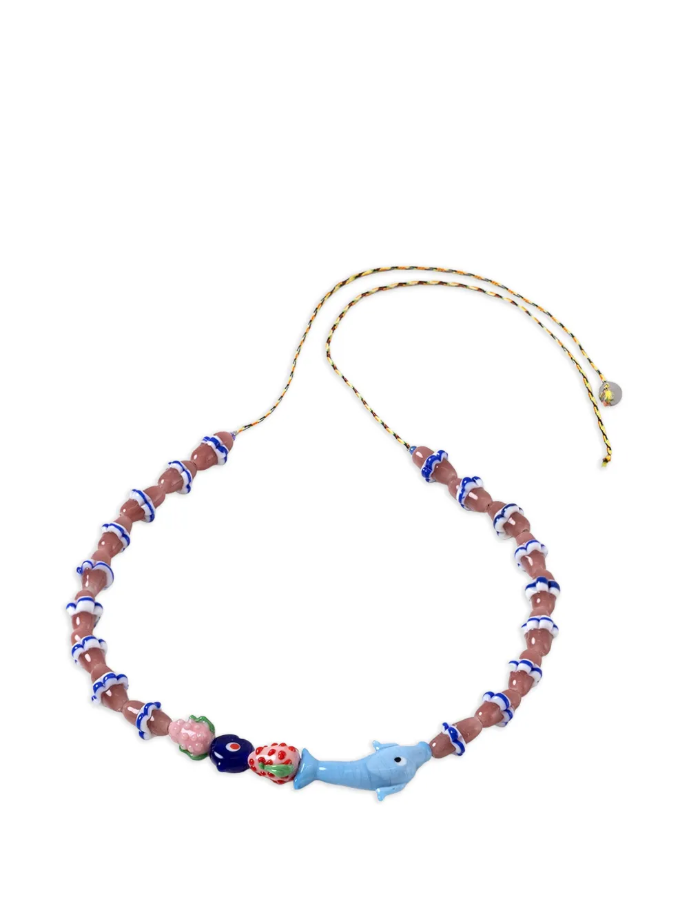 Sorbet Island beaded dolphin bracelet - Toni neutri