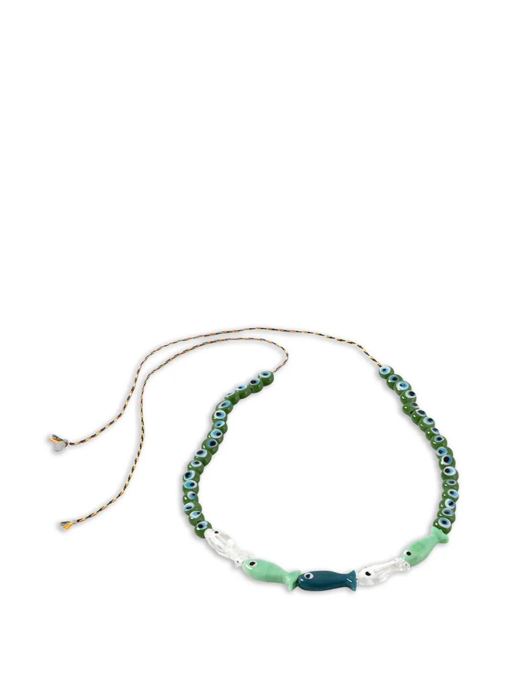 Sorbet Island fish bead bracelet - Verde