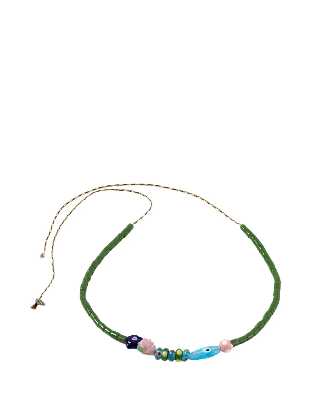 Sorbet Island mixed beaded bracelet - Verde