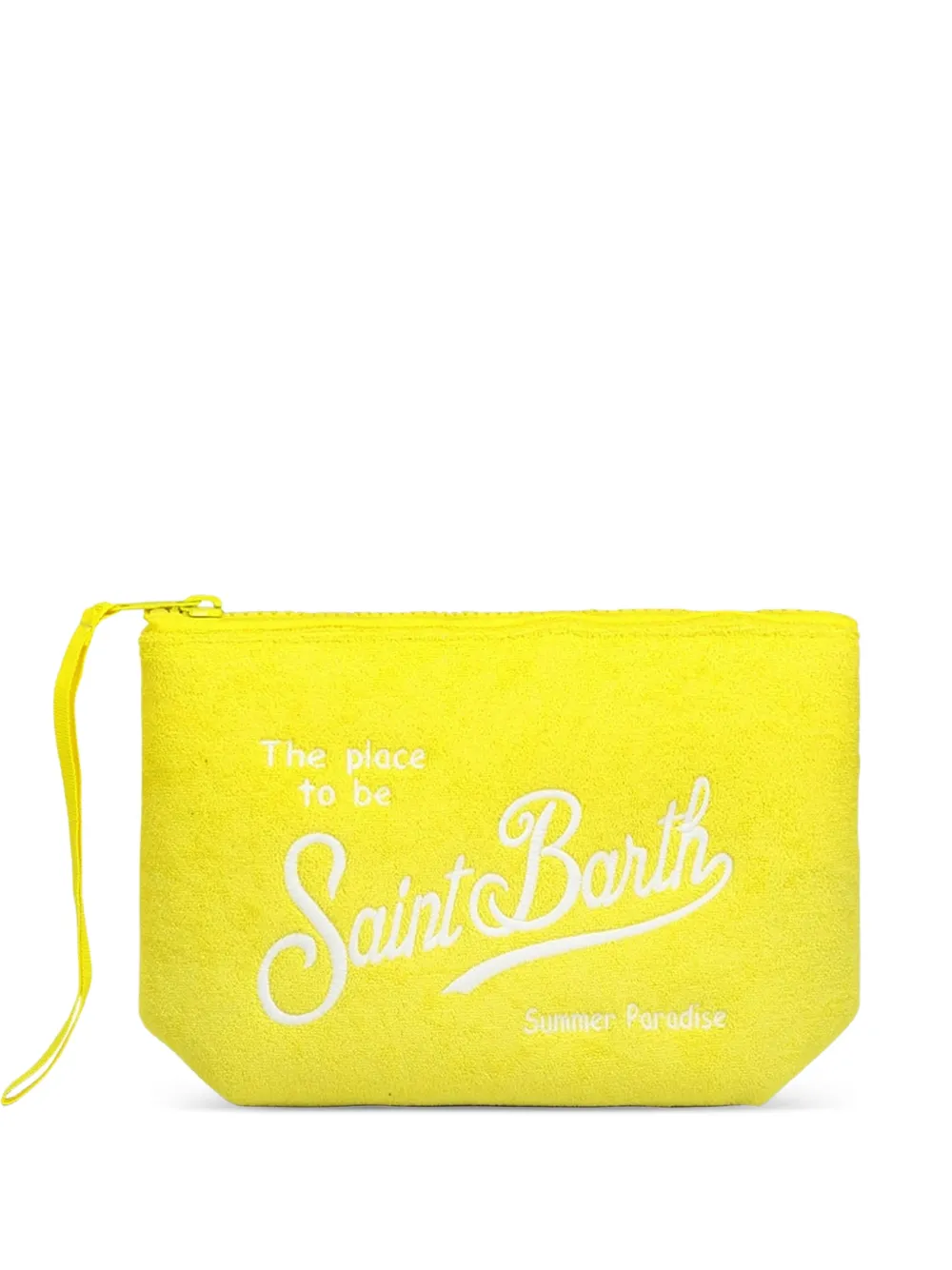 MC2 Saint Barth pochette Aline à logo - Jaune