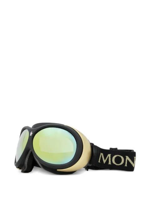 Moncler Eyewear rounded-lens jacquard ski goggles