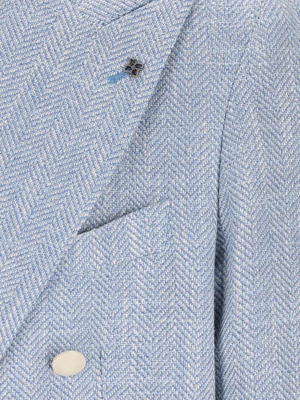 Tagliatore Blazer met dubbele rij knopen Blauw