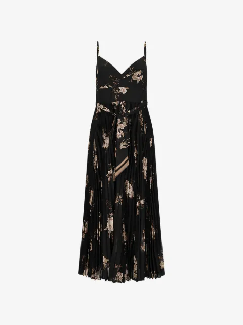 ZIMMERMANN pleated floral dress