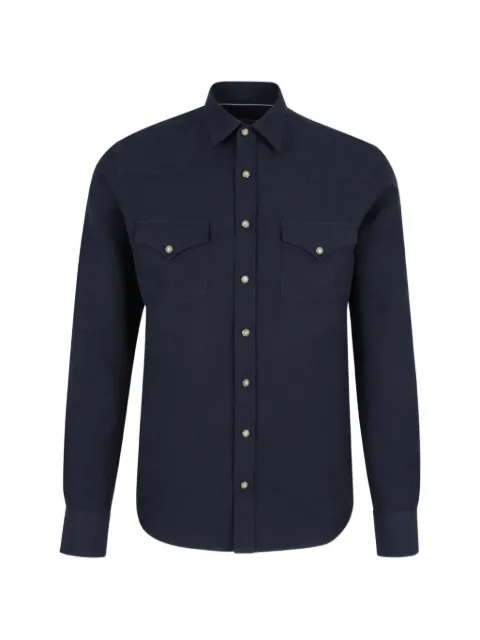 Canali buttoned western shirt