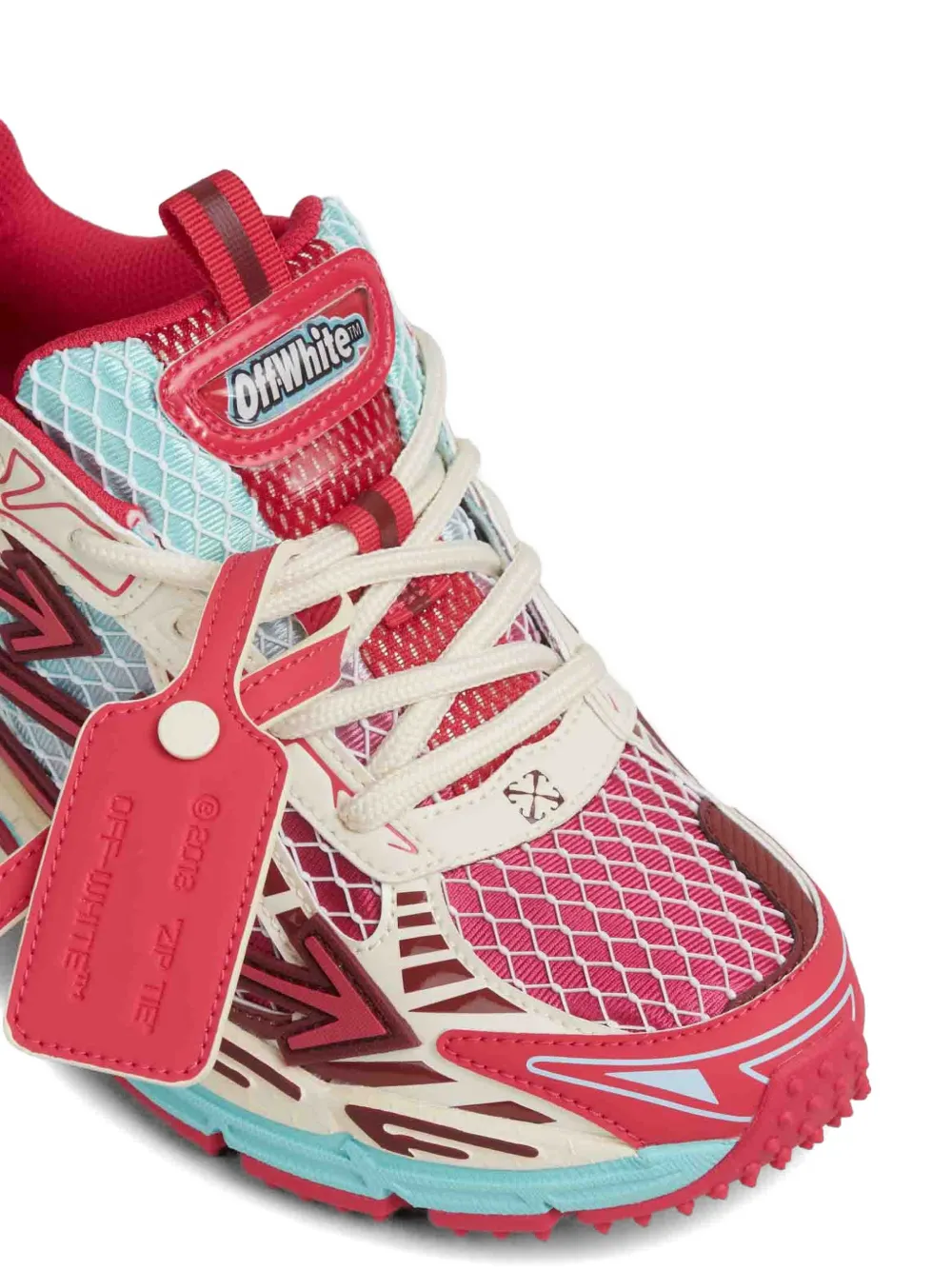 Off-White Be Right Back lace-up sneakers Rood