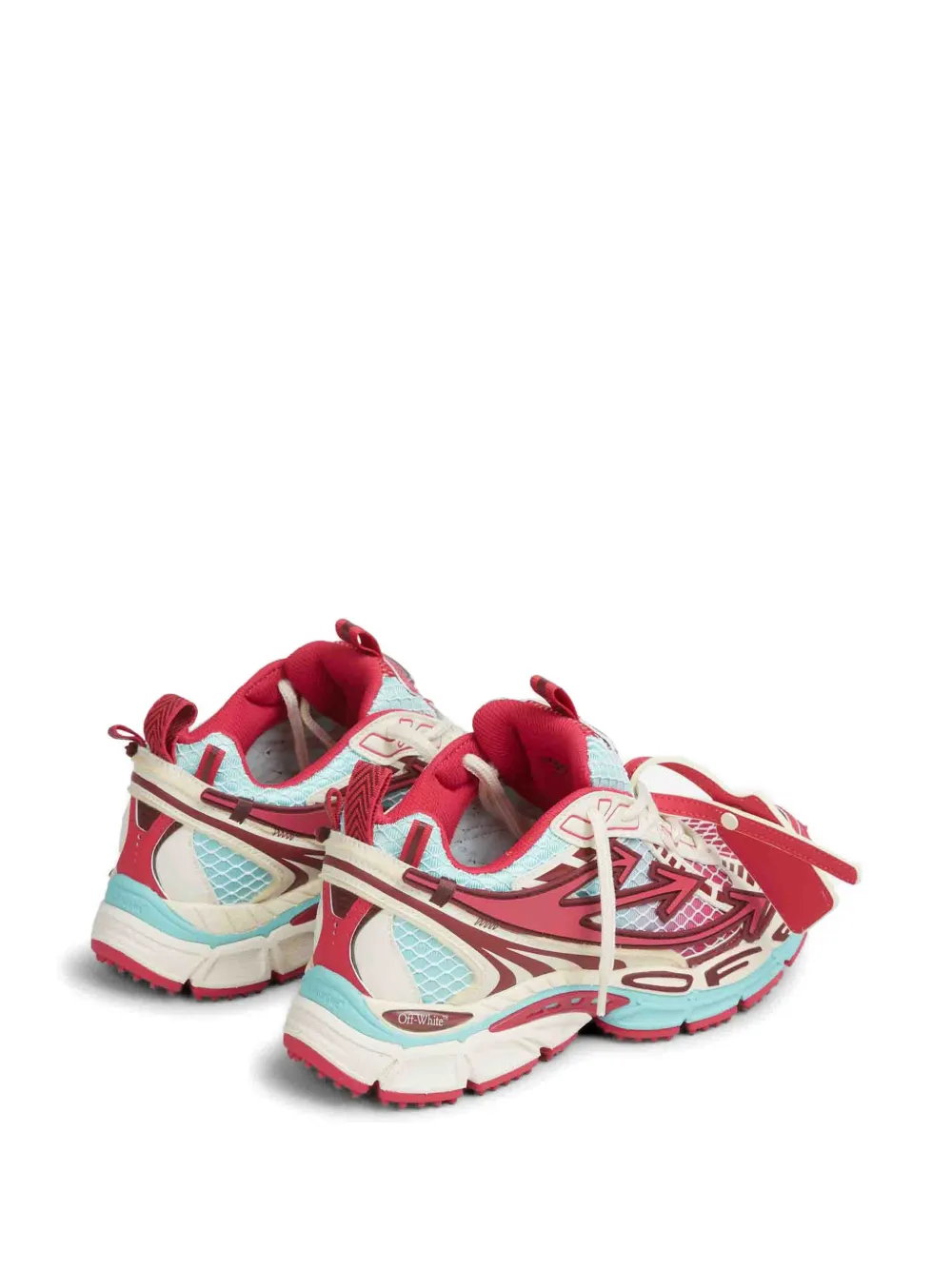 Off-White Be Right Back lace-up sneakers Rood