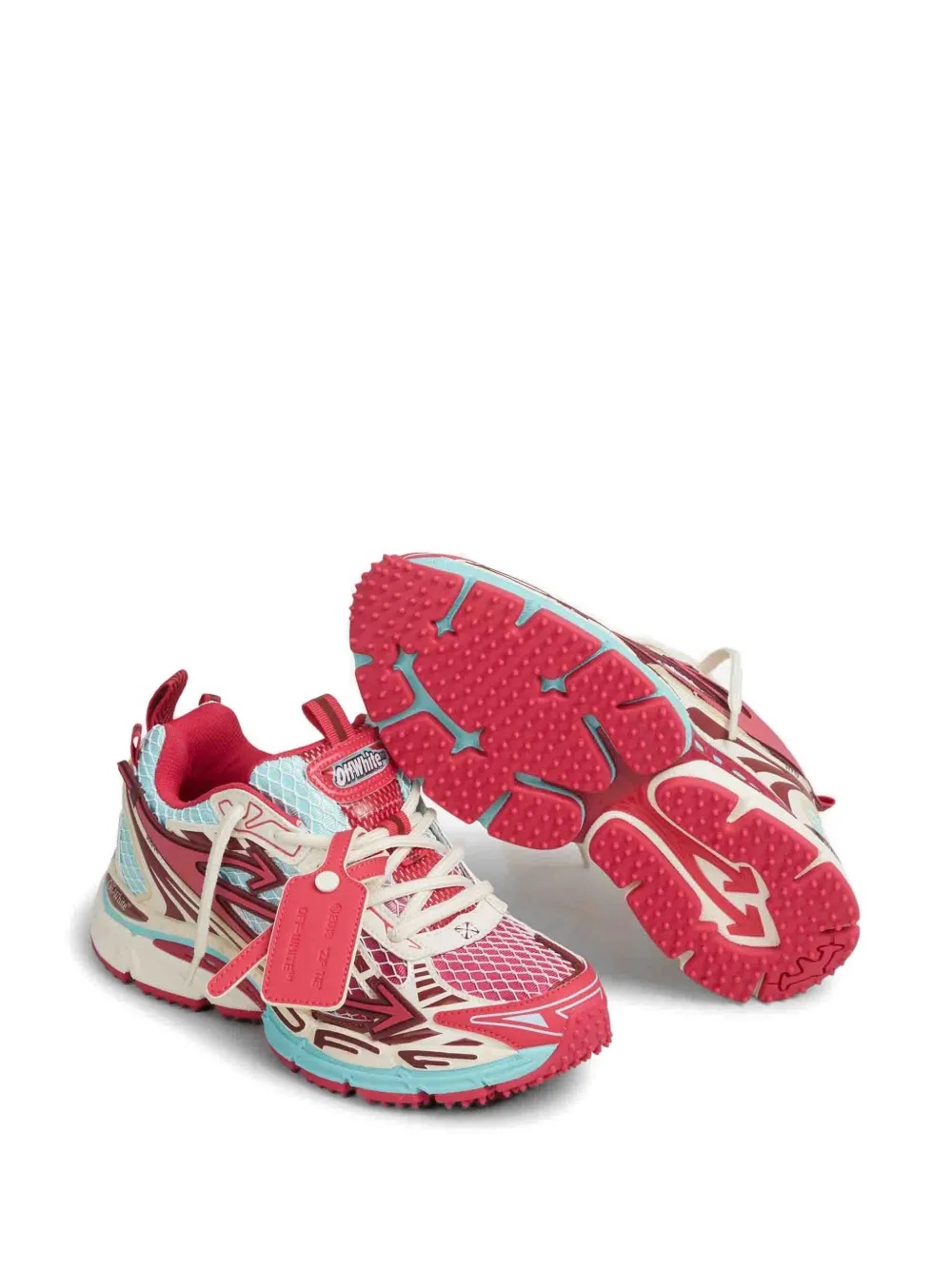 Off-White Be Right Back lace-up sneakers Rood