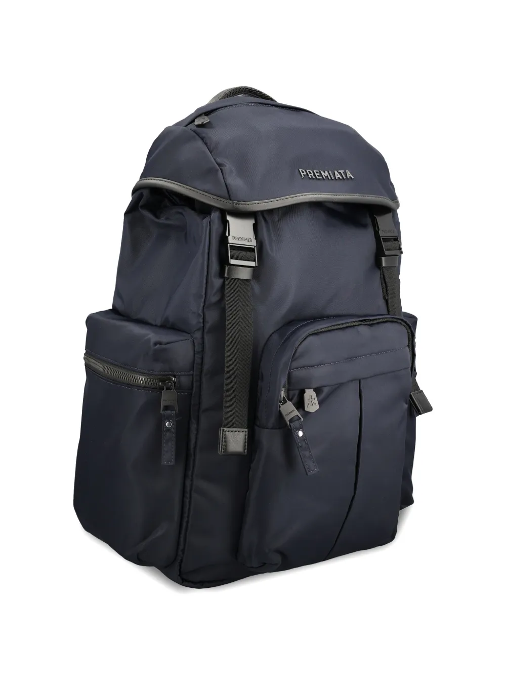  Premiata Brooker Leather-trim Backpack - Blue 