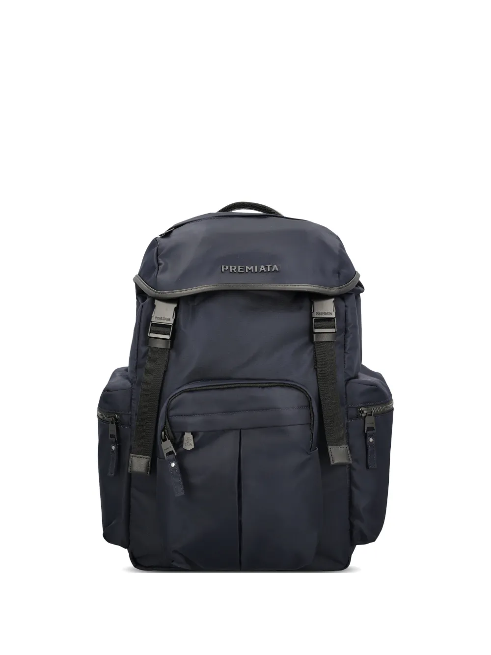 Premiata Brooker leather-trim backpack - Blu