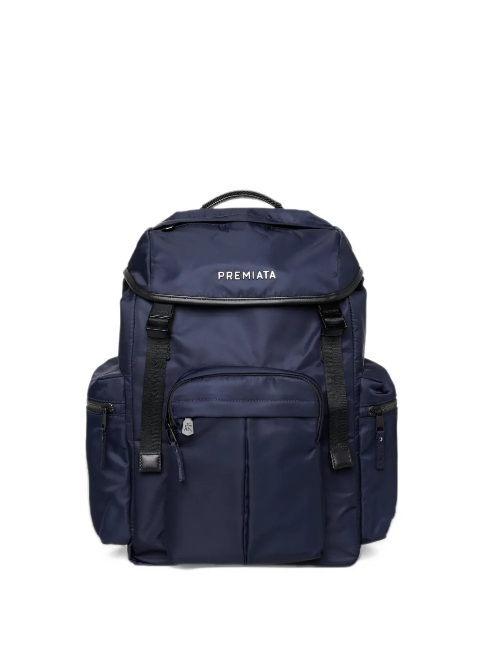 Premiata Brooker rugzak met leren afwerking Blauw