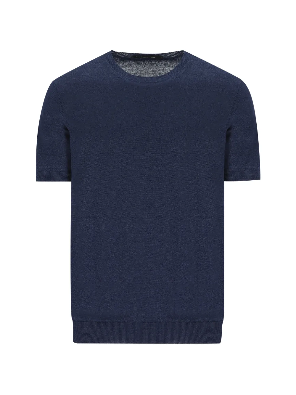 Tagliatore Josh ribbed-trim T-shirt - Blu