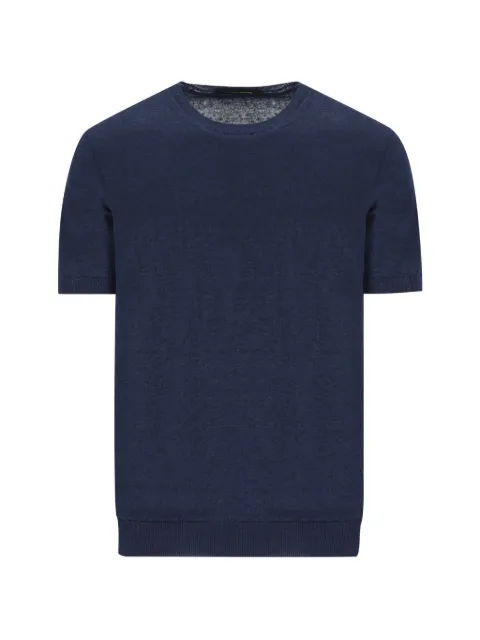 Tagliatore Josh ribbed-trim T-shirt