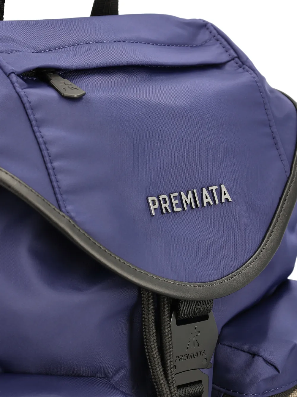 Premiata Lyn rugzak met leren afwerking Blauw