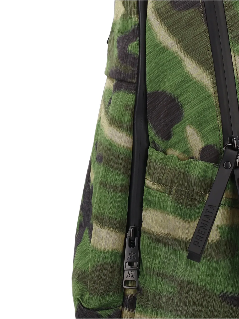 Premiata Wonder rugzak met camouflageprint Groen