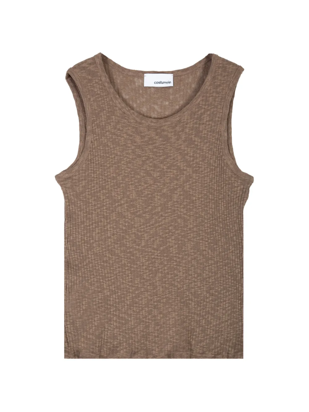 Costumein Toby ribbed-knit tank top - Marrone