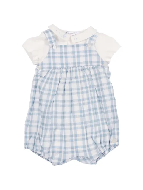 Tartine Et Chocolat gingham-check dungarees set