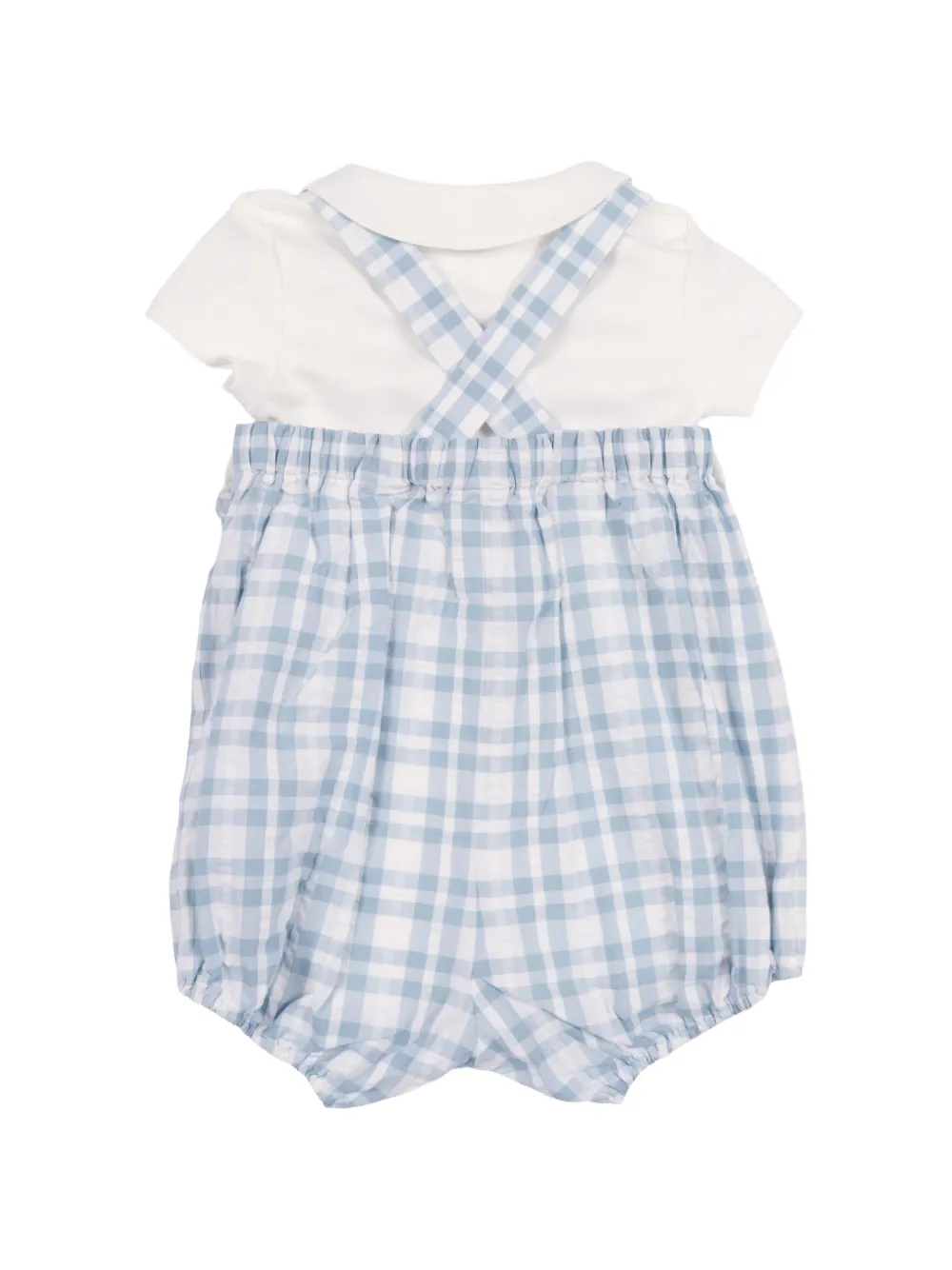 Tartine Et Chocolat Tuinbroek met gingham-ruit Blauw