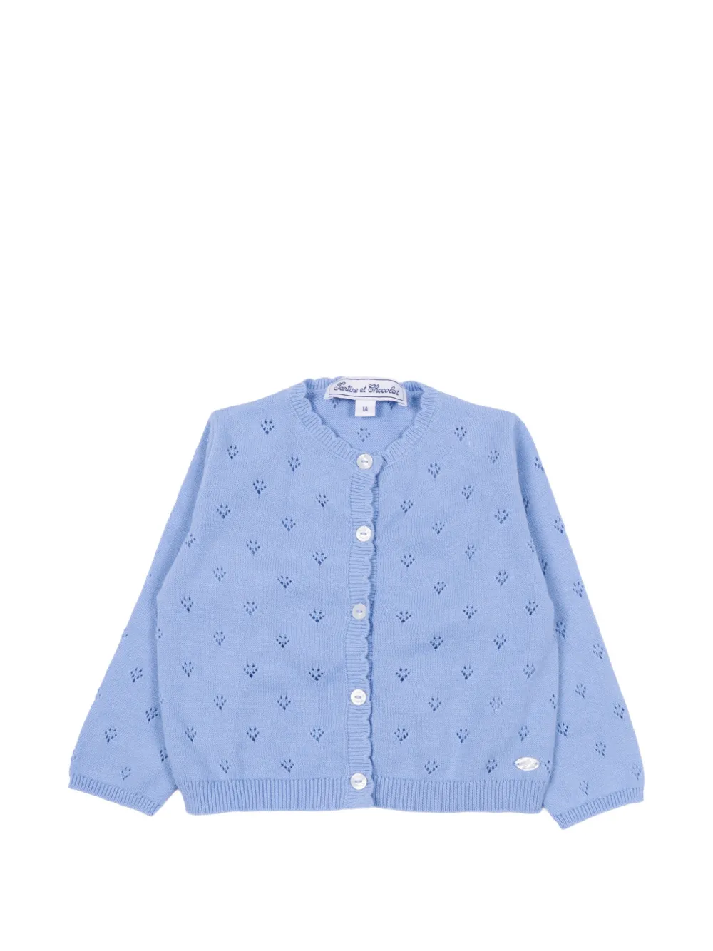 Tartine Et Chocolat cotton cardigan - Blau