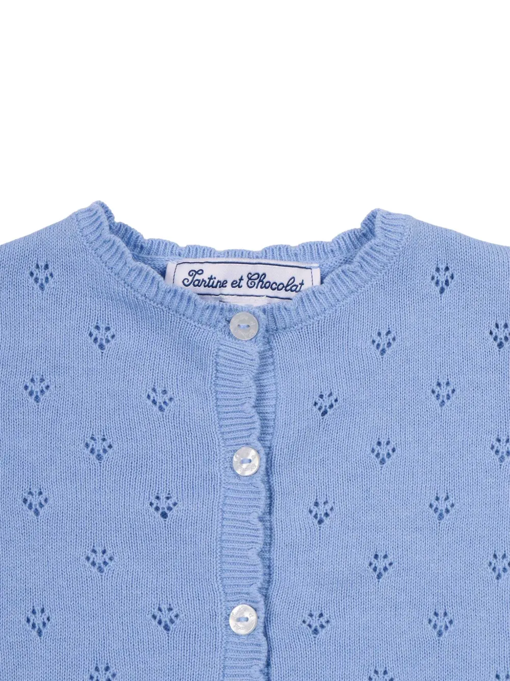 Tartine Et Chocolat Katoenen vest Blauw