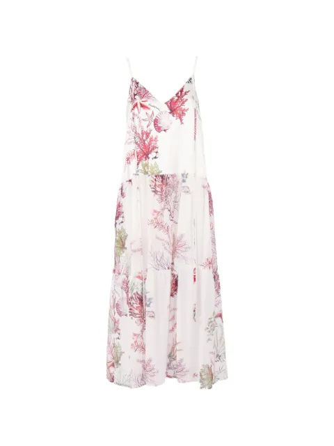 Shirtaporter tiered printed dress