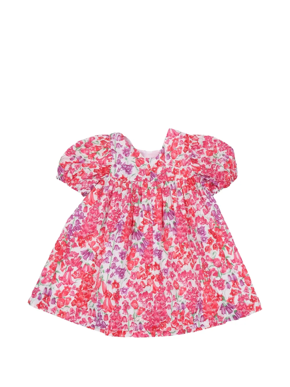 Tartine Et Chocolat floral-print puff-sleeve dress - Rosa