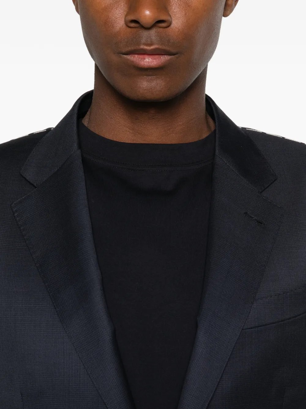 Zegna Wollen pak met enkele rij knopen Blauw