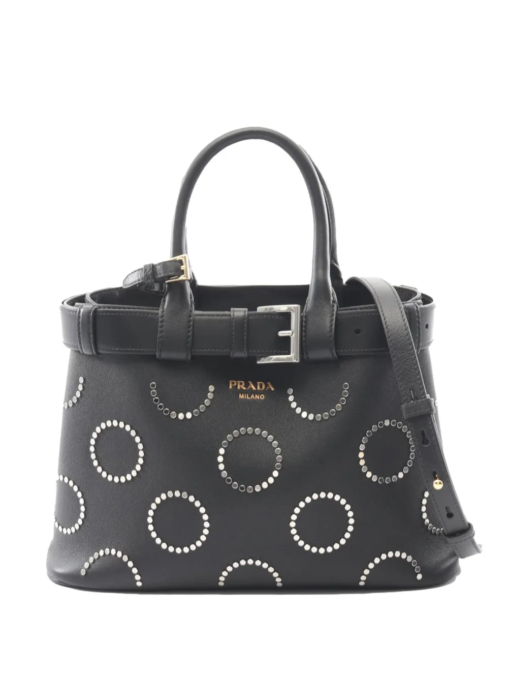 Prada Pre-Owned 2010-2026 Small Buckle satchel - Nero