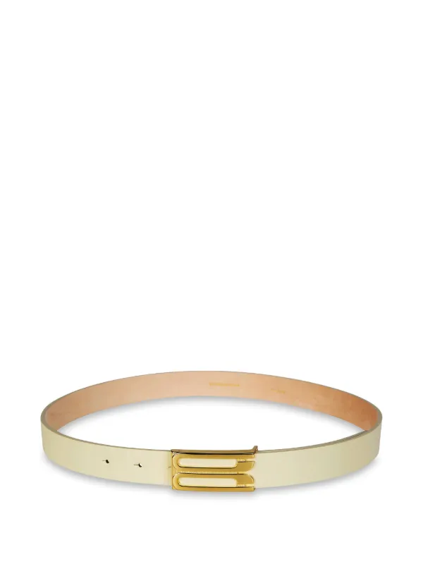 Victoria Beckham Dorian Frame Belt in Neutrals