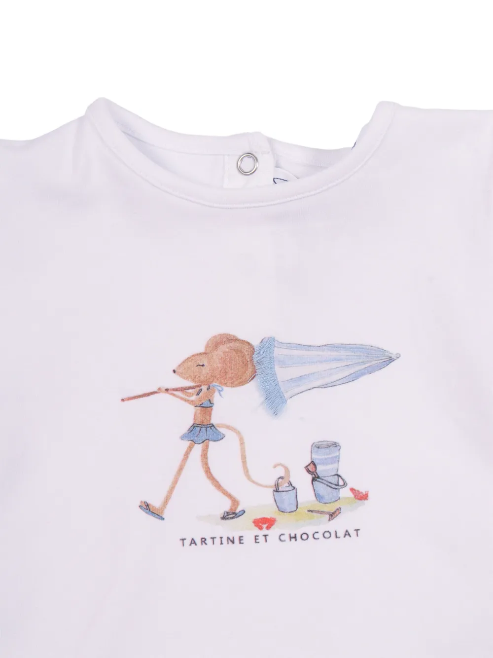 Tartine Et Chocolat T-shirt met grafische print Wit