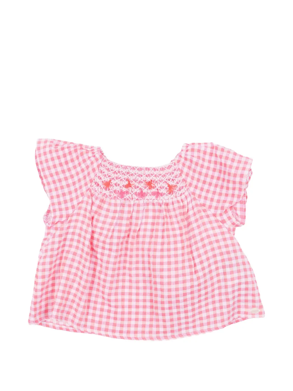 Tartine Et Chocolat gingham-pattern shorts set (set of two) - Rosa