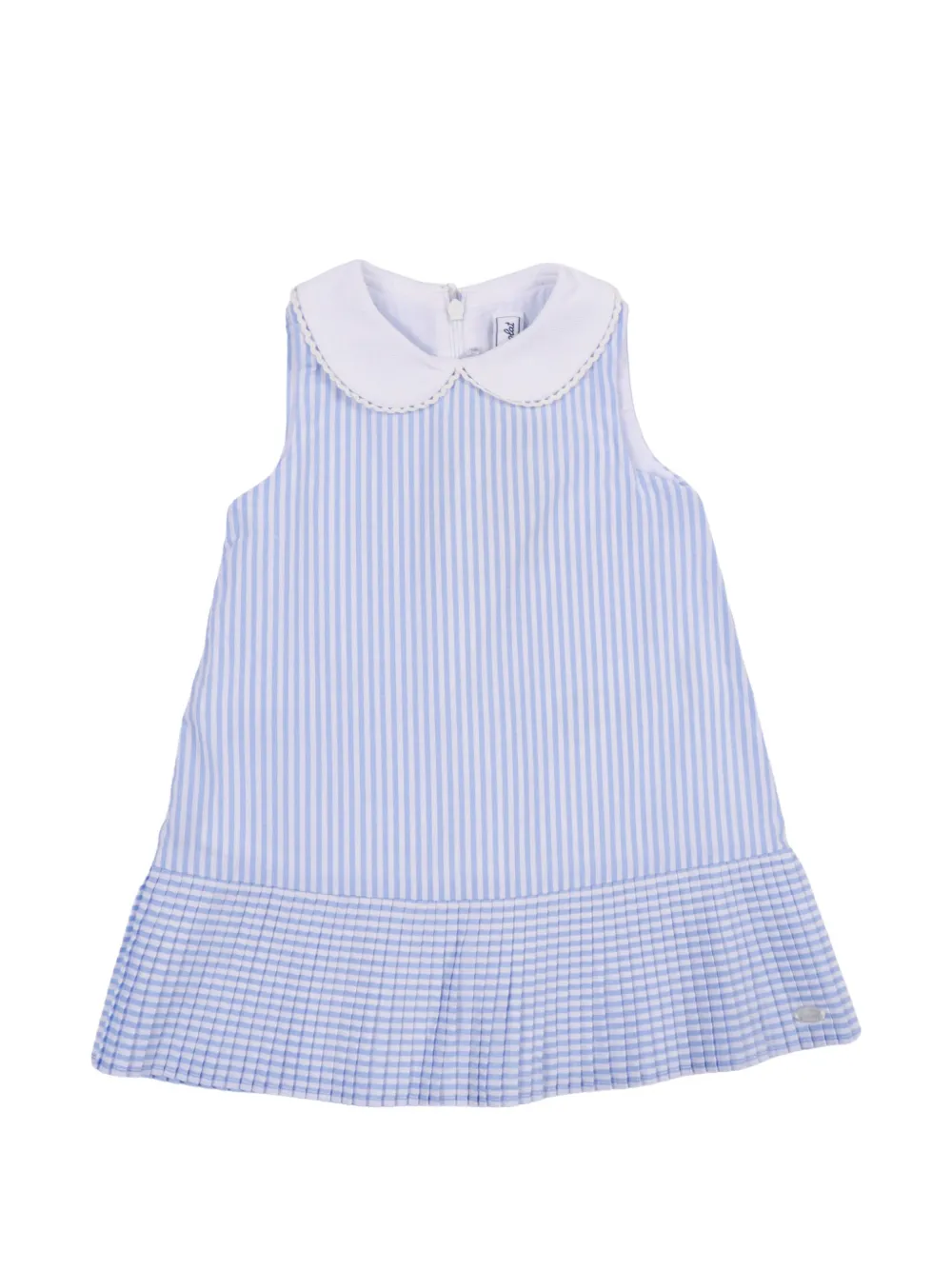 Tartine Et Chocolat stripe-print pleated dress - Blu