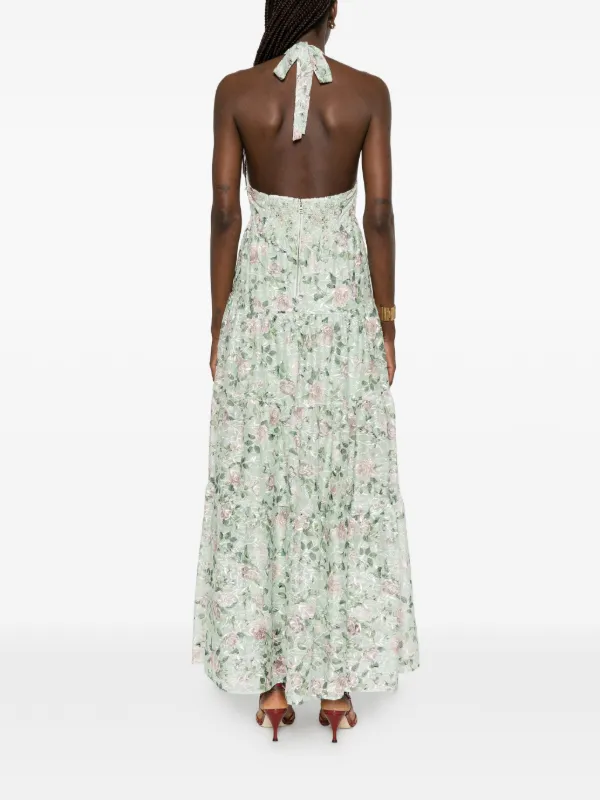 alice and olivia tiered maxi dress Alice + Olivia Nicky Tiered Maxi Dress, Size 10