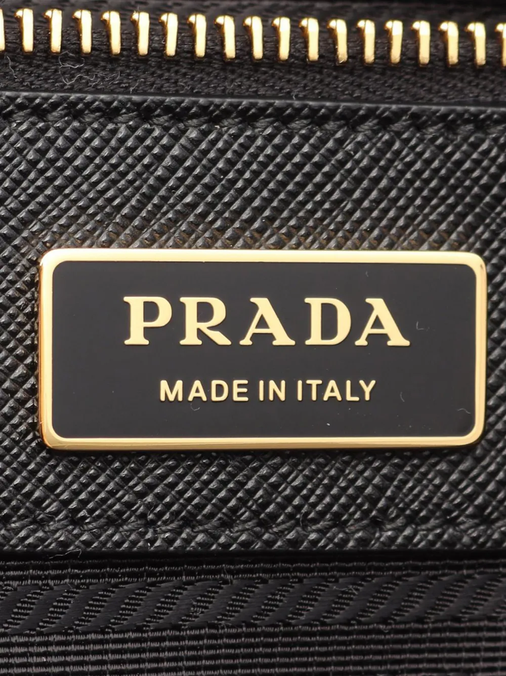 Prada Pre-owned 2013-2026 Saffiano Trimmed Re Edition 1978 Tote Bag in Black, view 2