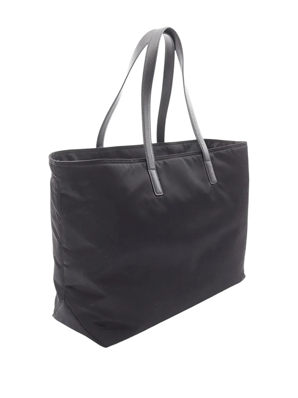 Prada Pre-owned 2013-2026 Saffiano Trimmed Re Edition 1978 Tote Bag in Black, view 3