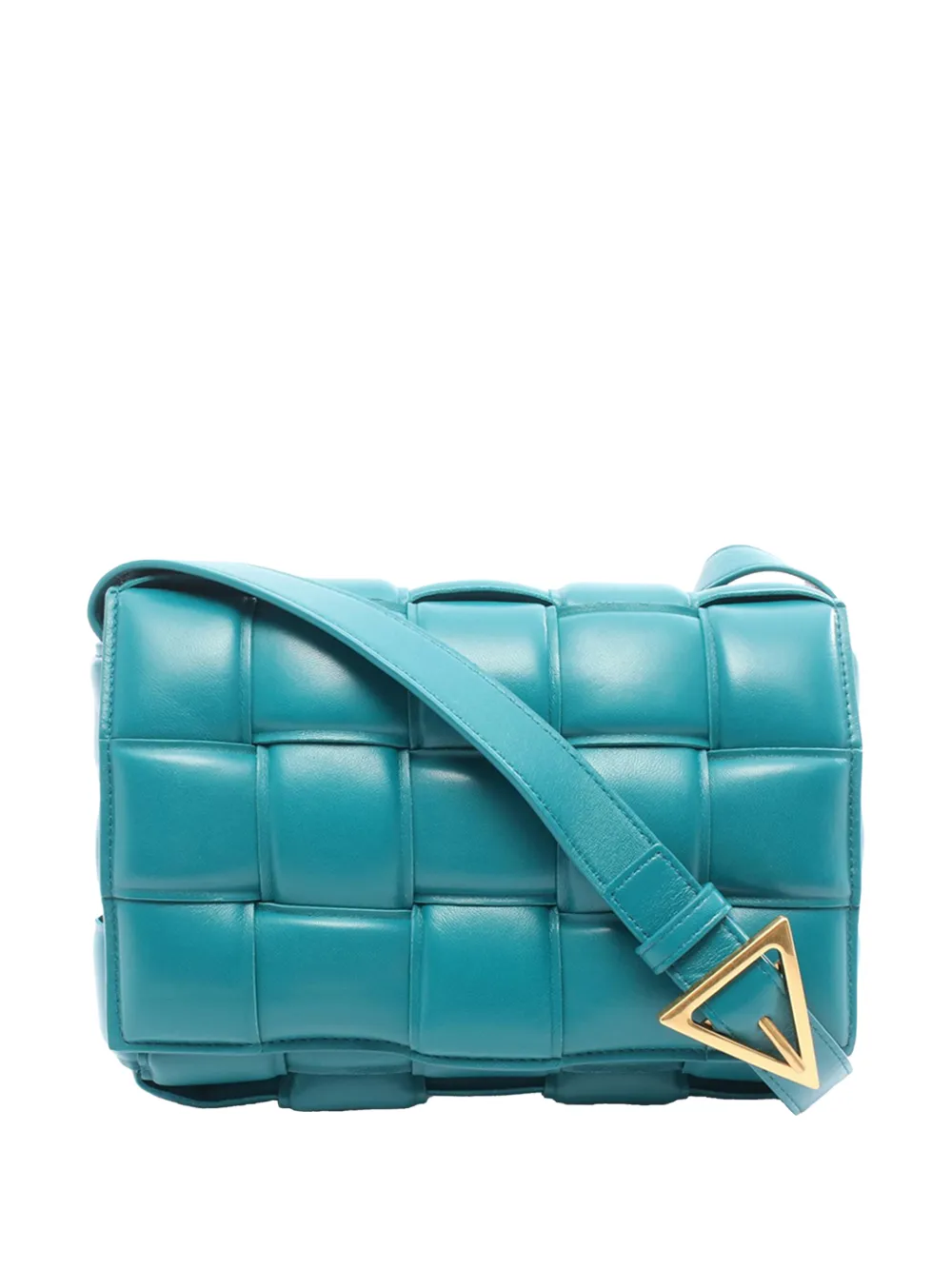 Bottega Veneta Pre-Owned 2012-2026 Nappa Intrecciato Padded Cassette crossbody bag - Verde