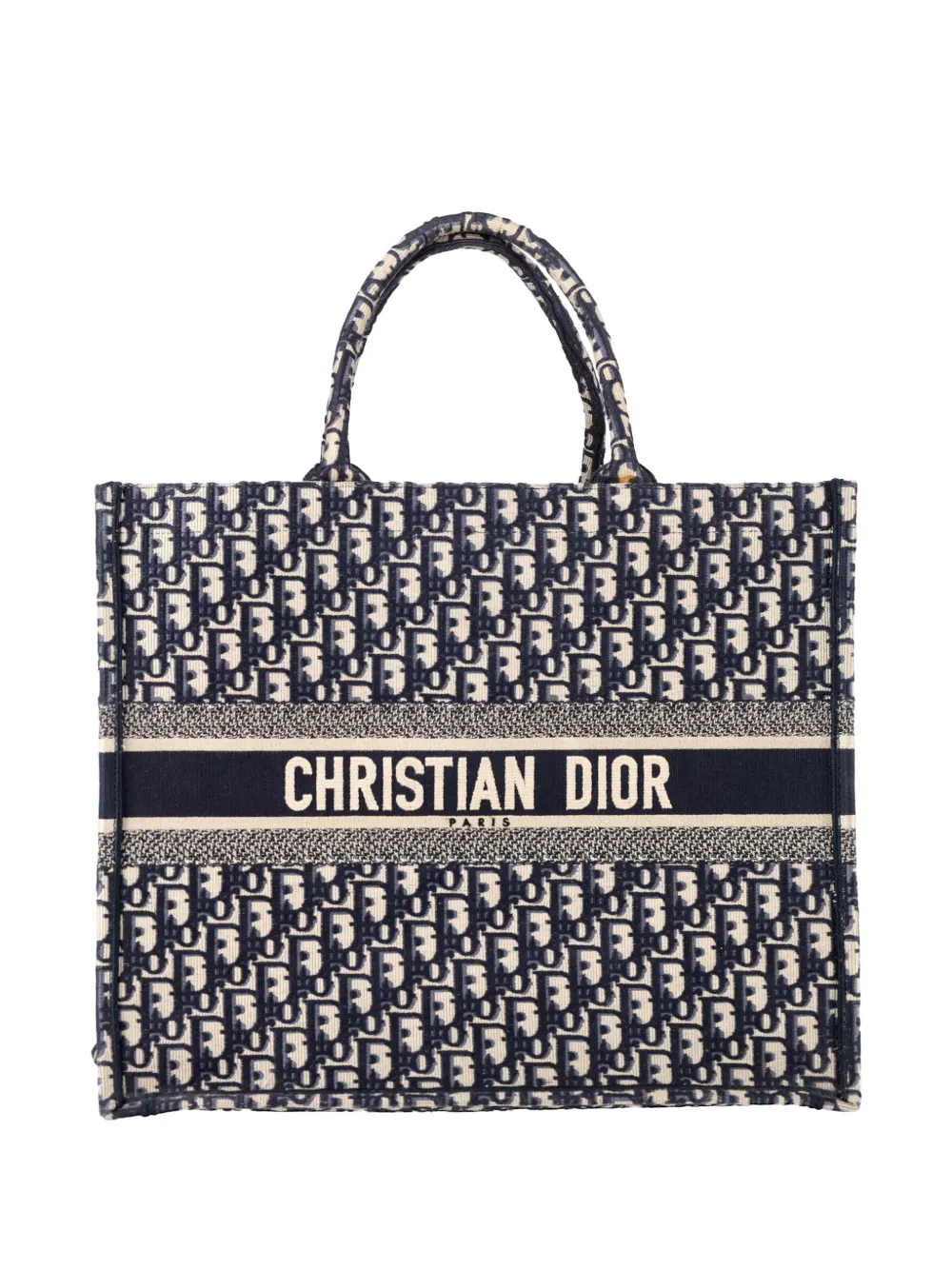 Christian Dior Pre-Owned large Book Oblique tote bag - Blu