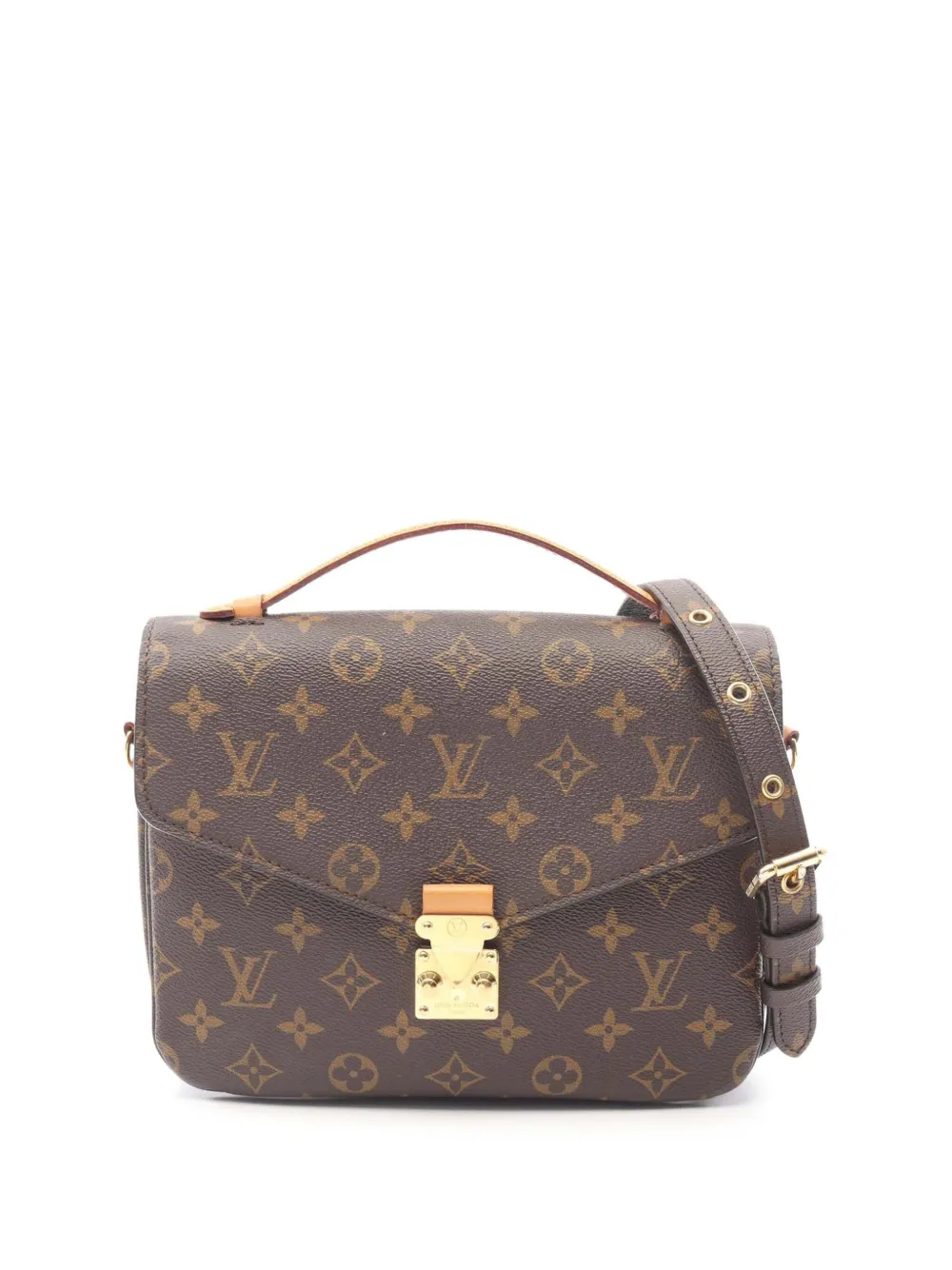 Louis Vuitton Pre-Owned 2010-2026 Monogram Pochette Metis satchel - Marrone