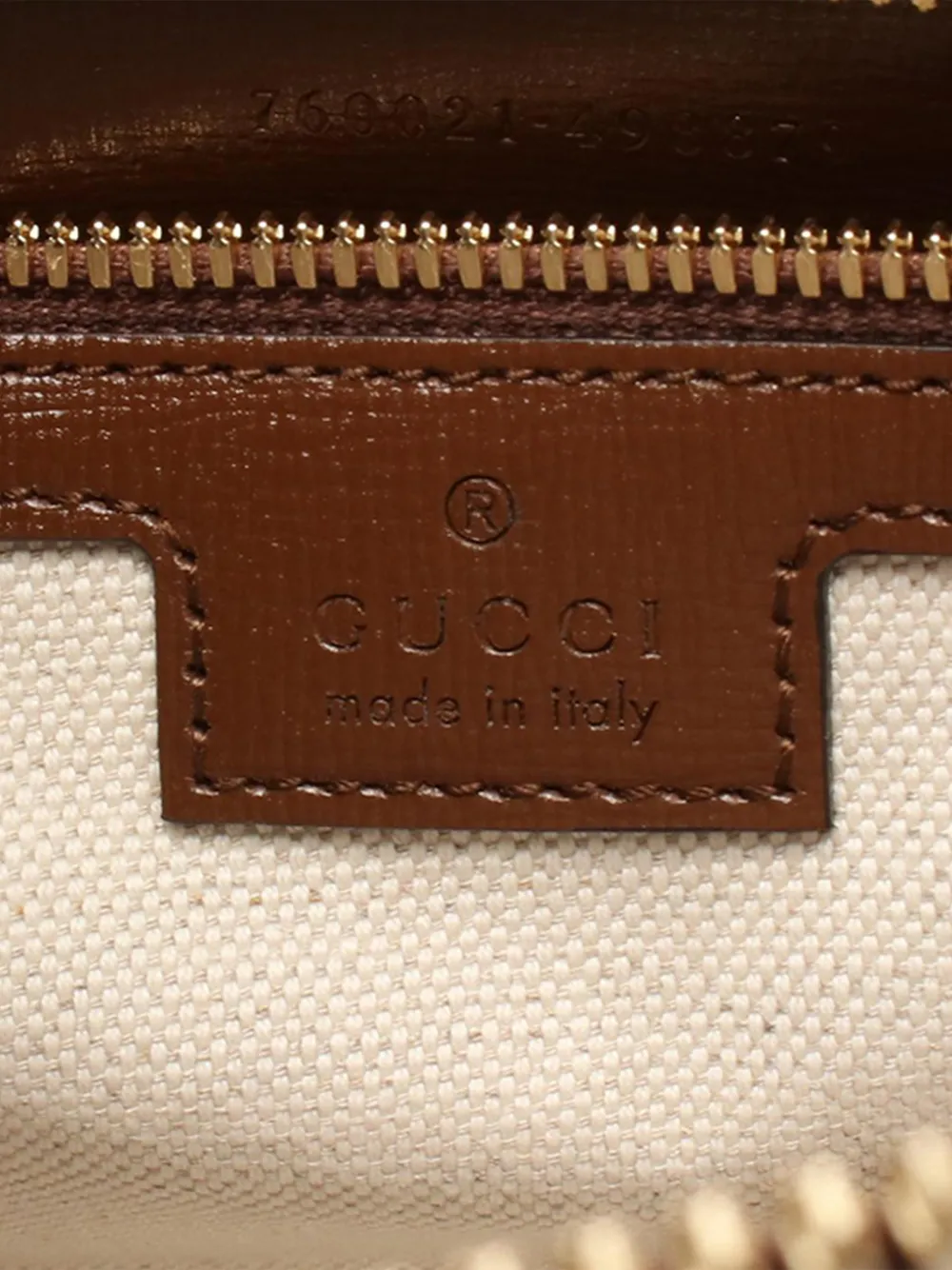 Gucci Pre-owned 2016-2026 GG Supreme Crossbody Bag in Brown, view 2