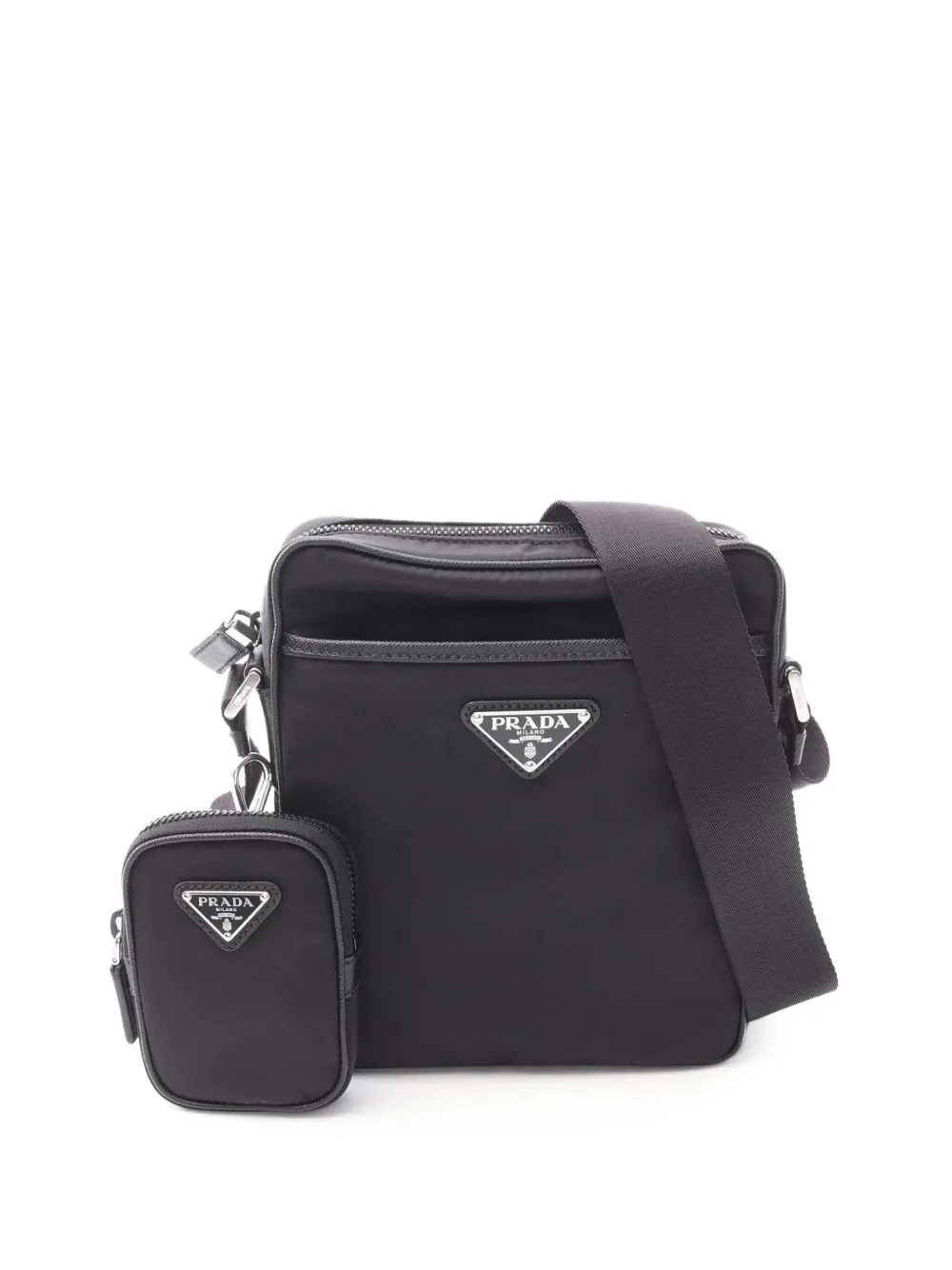 Prada Pre-Owned 2013-2026 Tessuto Saffiano crossbody bag - Nero