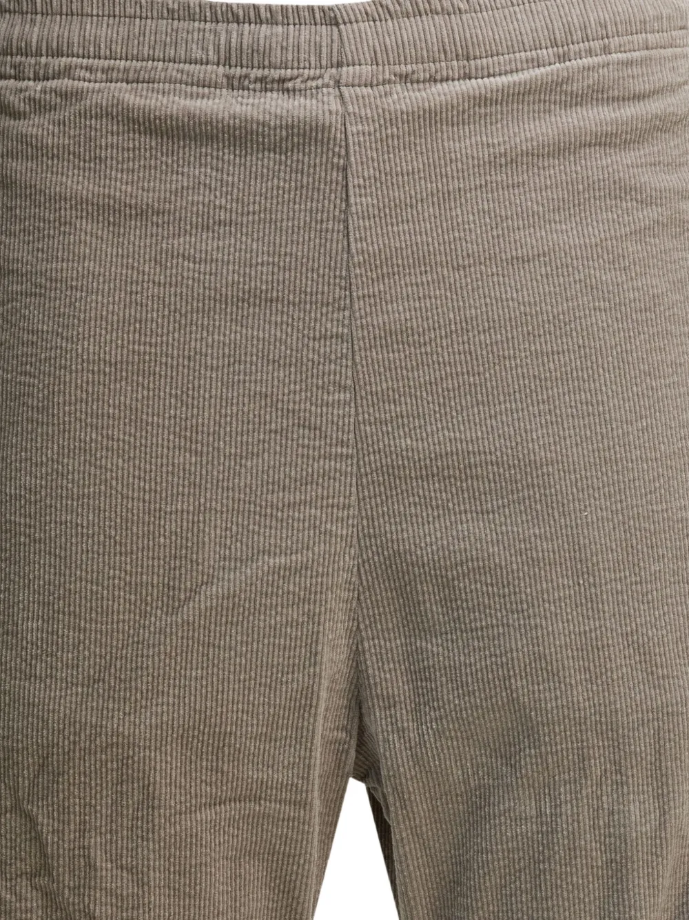 KAPITAL Gestreepte broek met applicatie Grijs