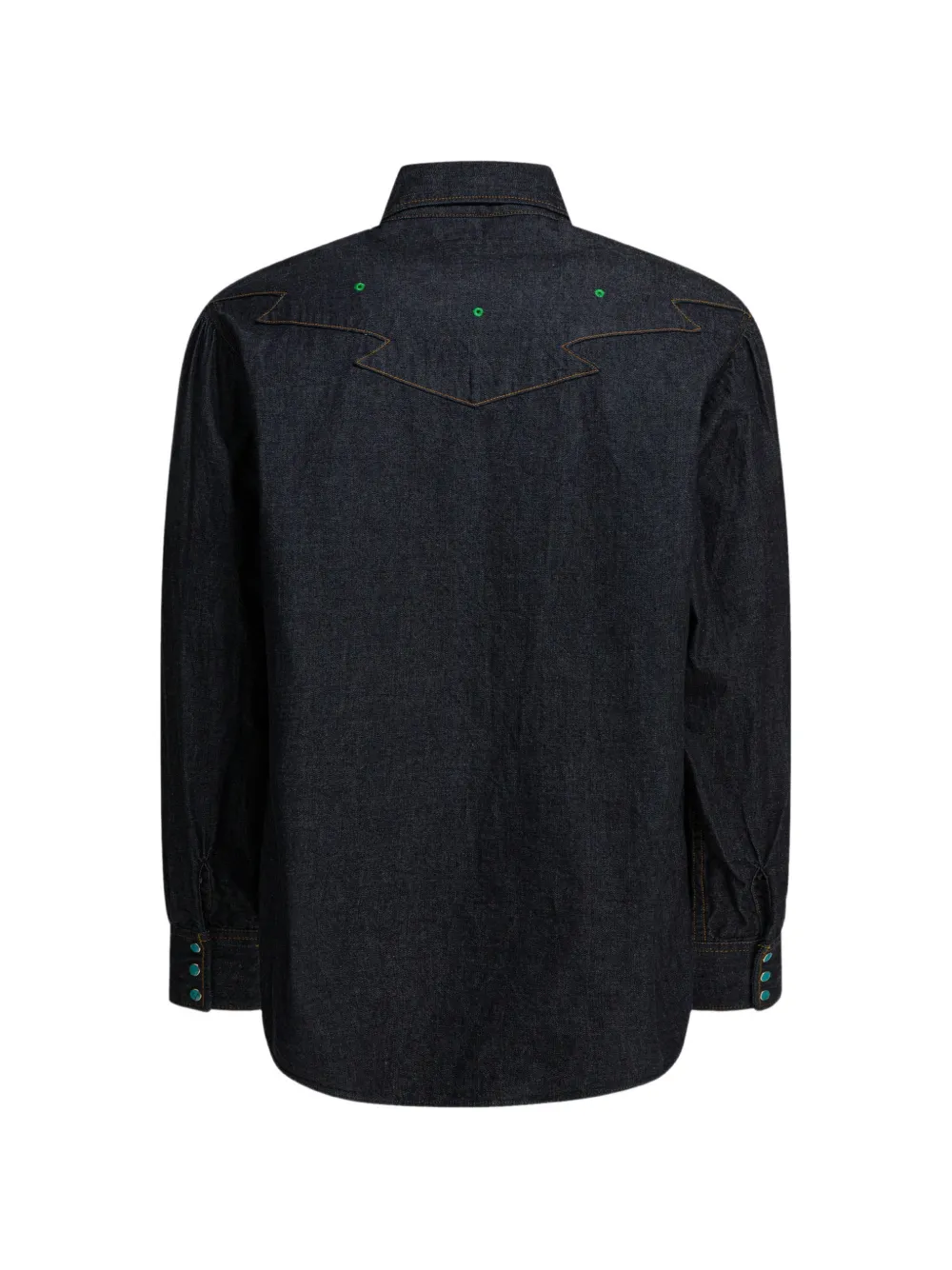  Kapital Zigzag Embroidery Shirt - Blue 