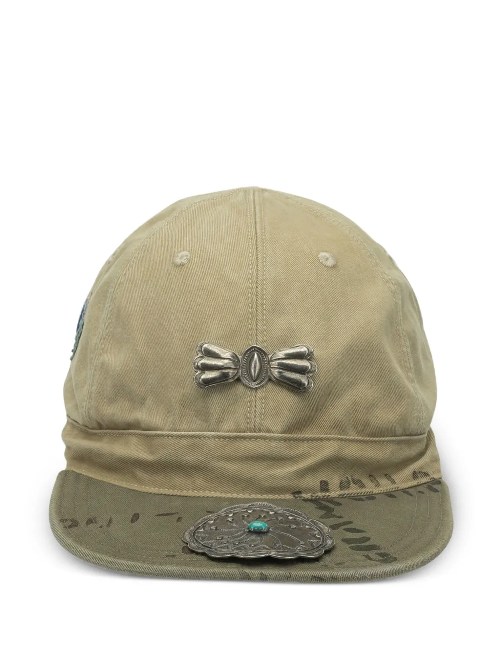 KAPITAL butterfly-appliqué baseball cap - Toni neutri