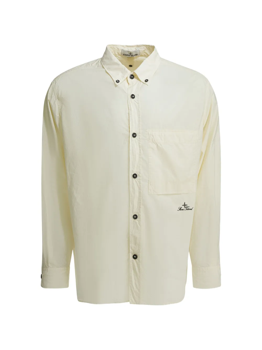 Stone Island logo-embroidered shirt - Toni neutri