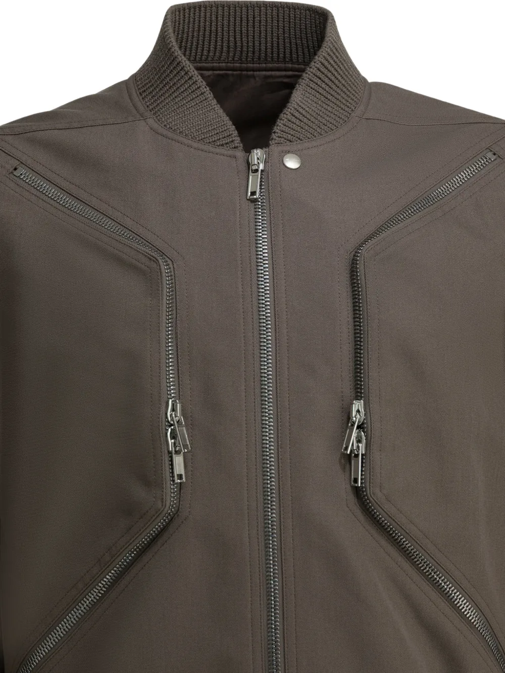 Rick Owens Jack met rits Grijs