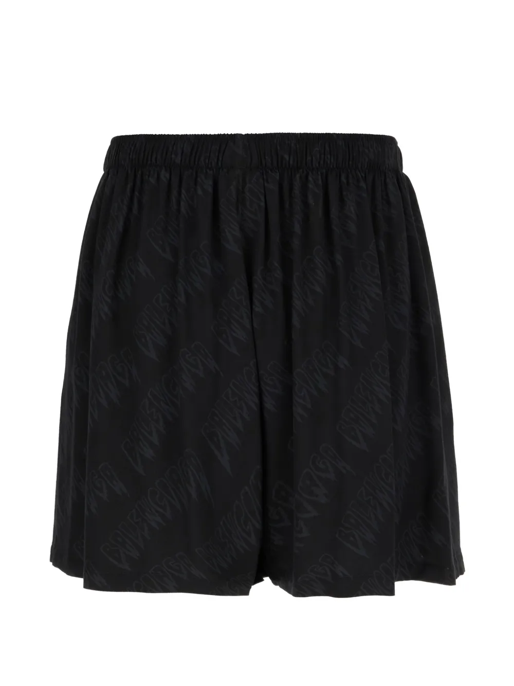 Balenciaga Elastische bermuda shorts Zwart