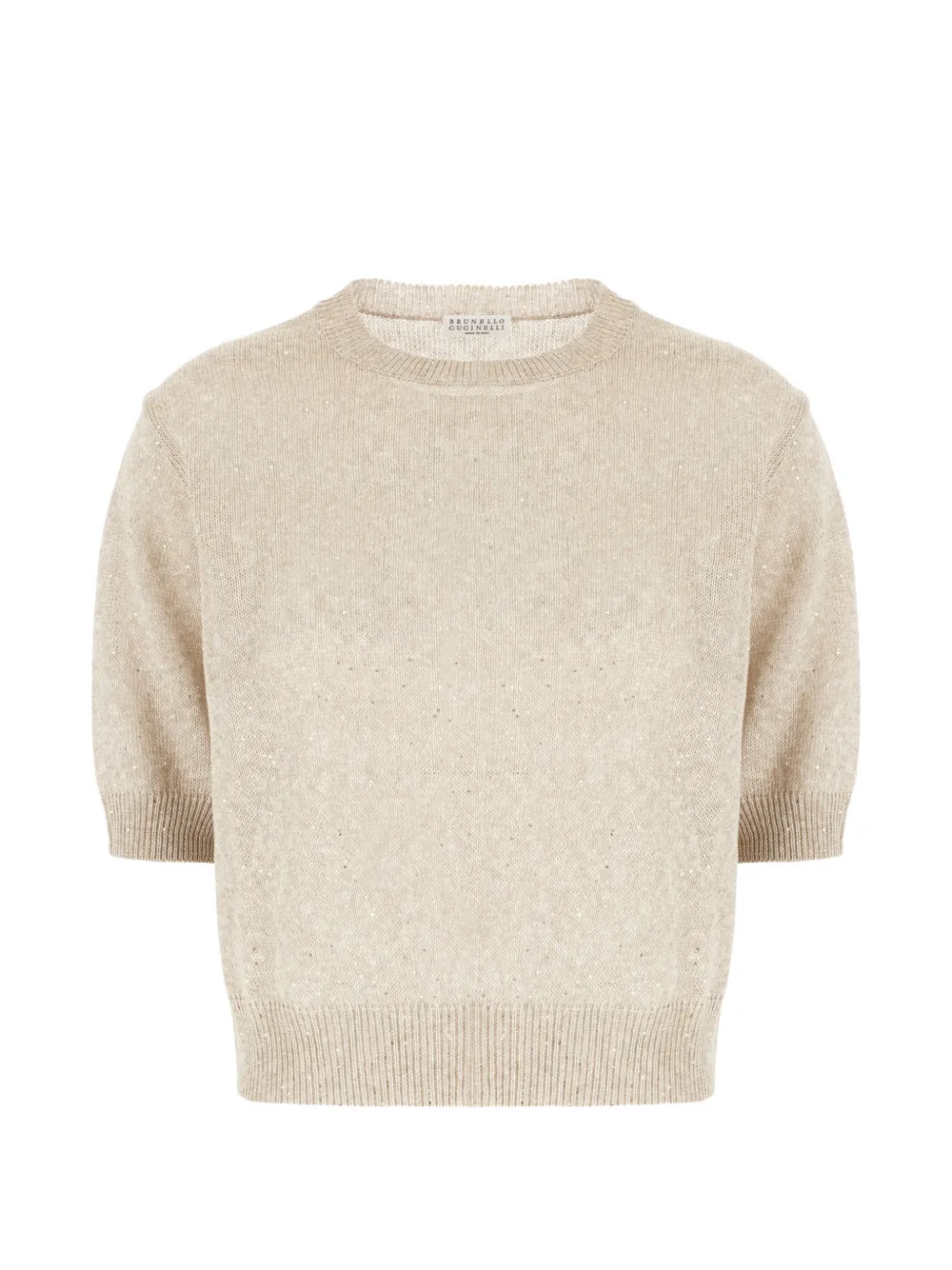 Brunello Cucinelli Sequin Knitwear In Neutral